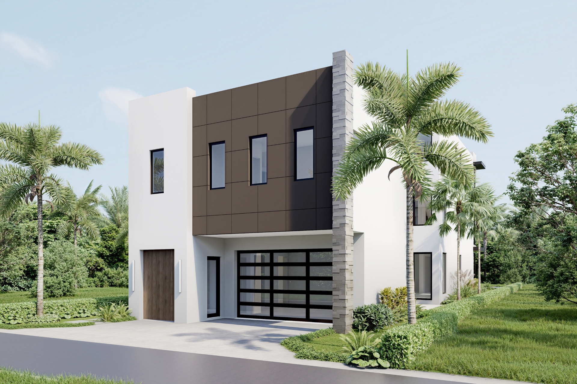 Delray Beach residence — REAR ELEVATION